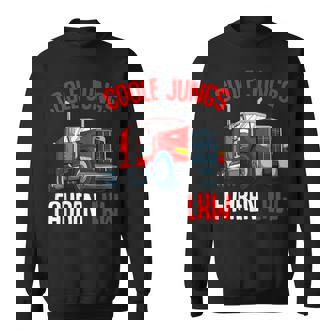 Coole Jungs Fahren Lkw Fahrer Trucker Kinder Jungen Sweatshirt - Seseable
