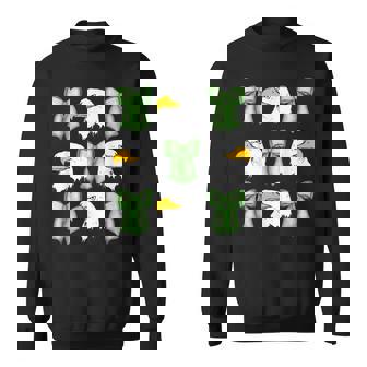 Coquette Green Bows Eagle AnimalCoquette With Eagle Head Sweatshirt | Mazezy