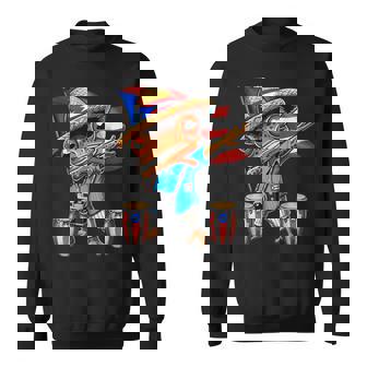 Coqui Dabbing Frog Puerto Rico Taino Boricua Sweatshirt | Seseable CA