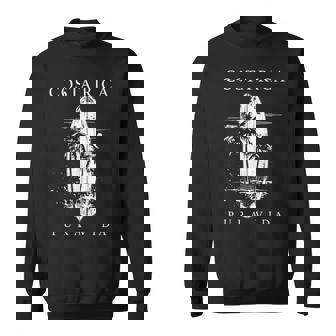 Costa Rica Surf Vintage Surfing Surfer Sweatshirt - Thegiftio