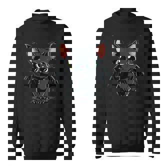Costume De Chat Mignon Avec Chauve-Souris Pour Les Amateurs De Chats Chauve-Souris Sweater e - Cadeauxyz