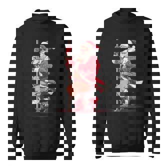 Costume De Danseur De Noël Pour Les Amateurs De Pole Dance Et De Père Noël Sweater e - Cadeauxyz