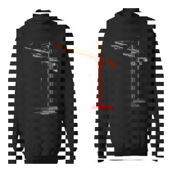 Costume De Grue À Tour De Construction Pour Les Amateurs De Construction Sweater e - Cadeauxyz
