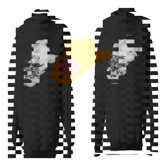 Country Y'All Gothic Alternative Floral Cowboy-Hat Tank Top Sweatshirt Unisex | Mazezy