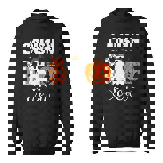 Cousin Boo Crew Halloween Pumpkin Sweatshirt - Monsterry
