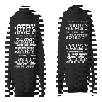 Cowboys Are Made Of Whiskey And Ice Western Texas Urban Sweatshirt Unisex | Mazezy