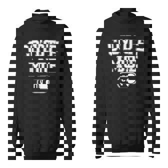 Coyote Mode On Costume Animal Lover Sweatshirt | Mazezy