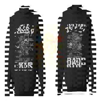 Crayon Eater Military Veteran Corps Bulldog Soldier Sweatshirt - Monsterry