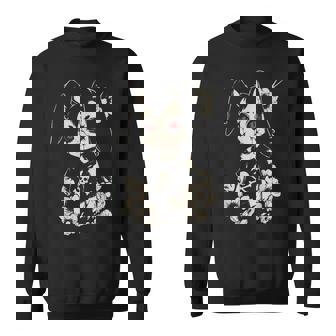 Creepy Bunny Rabbit Japanese Kawaii Manga Horror Goth Sweatshirt - Thegiftio
