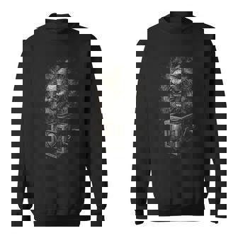 Creepy Clown Scary Horror Goth Grunge Alt Aesthetic Sweatshirt | Seseable FR