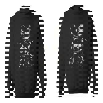 Creepy Cute Bunny Rabbit Alt Goth Grunge Horror Aesthetic Sweatshirt - Thegiftio