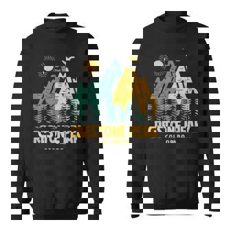 Crestone Peak Mountains Colorado Hiking Outdoors Vintage Sweatshirt - Thegiftio