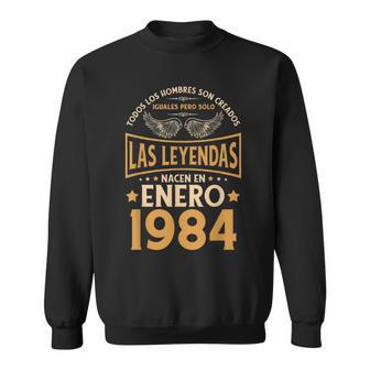 Cumpleaños Hombre Regalos Las Leyendas Enero 1984 Camisa de entrenamiento - Regaloses