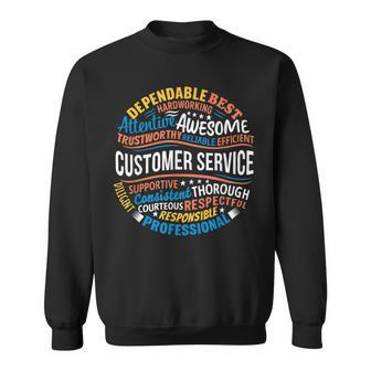 Customer Service Appreciation Customer Service Week Sweatshirt | Mazezy