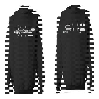 Cute 4x4 Off Road Driving Dog Cat Paw Heartbeat Offroading Sweatshirt Unisex | Mazezy