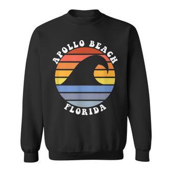Cute Apollo Beach Florida Fl Beach Vacation Souvenir Sweatshirt - Monsterry