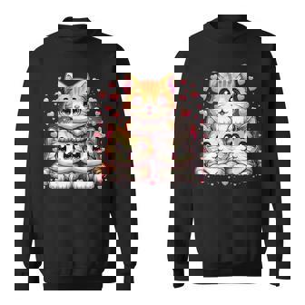 Cute Cat Lover Anime Kawaii Cats Sweatshirt | Mazezy