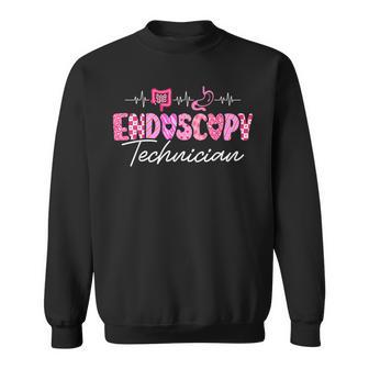 Cute Endoscopy Tech Heart Sweatshirt - Thegiftio UK