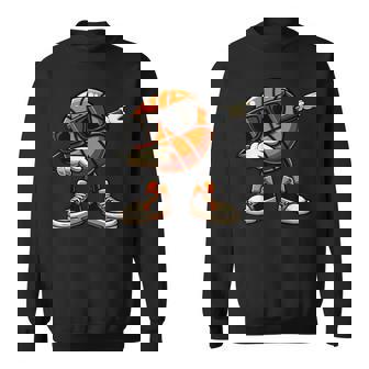 Dabbing Basketball Ball Sunglasses Basketball Sweatshirt - Monsterry