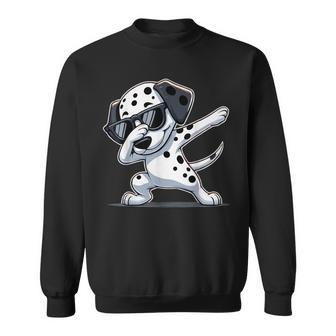 Dabbing Dalmatian Dalmation Dog Dab Dance Sweatshirt - Thegiftio UK