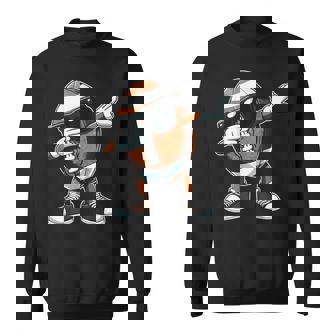 Dabbing Football With Sunglasses Footballer Sweatshirt | Seseable CA