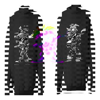 Dabbing Grape With Sunglasses Summer Fruit Sweatshirt | Mazezy