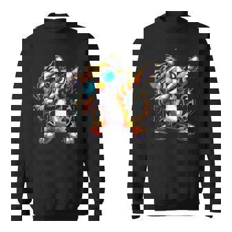 Dabbing Tiger With Sunglasses Cool Dabbing Tiger Sweatshirt - Thegiftio