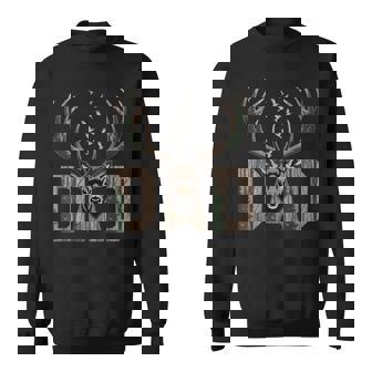 Dad Deer Hunting Camo Father Hunters Buck Camouflage Nature Sweatshirt | Seseable FR