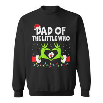 Dad Of The Little Who Christmas Pregnancy Announcement Sweatshirt | Seseable UK