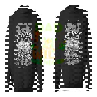 Dad Of The Wild One 1St Birthday Safari Family Matching Sweatshirt - Monsterry