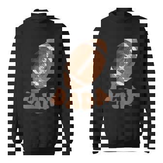 Dada Of The 1 Year Old Football 1St Year Down Birthday Party Sweatshirt - Thegiftio