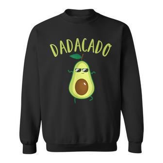 Dadacado Cute Daddy Avocado Pregnant Dad Father Day Sweatshirt - Thegiftio UK