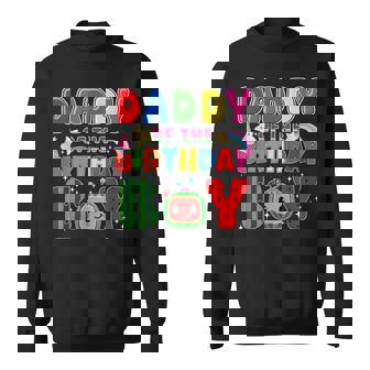 Daddy Of The Birthday Boy Melon Family Matching Sweatshirt - Monsterry