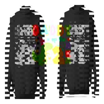 Daddy Of The Two Rex 2Nd Birthday Boy Dinosaur T-Rex Sweatshirt | Seseable UK