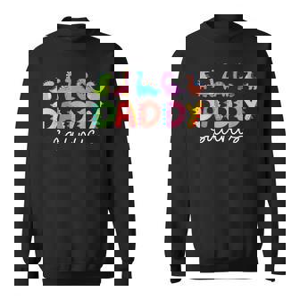 Daddysaurus T Rex Dinosaur Daddy Saurus Father's Day Daddy Sweatshirt | Mazezy