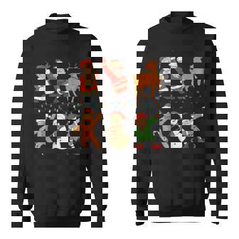 Dancing Christmas Assorties Famille Danse De Noël Mignon Noël Sweater e - Cadeauxyz