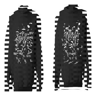 Dancing Skeletons Halloween Skeleton Dance Halloween Sweatshirt | Seseable UK