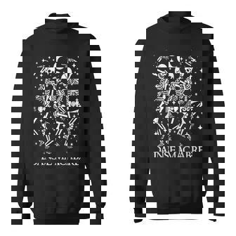 Danse Macabre French Dancing Skeletons Halloween Goth Sweatshirt | Mazezy