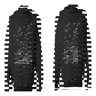 Dark Romance Book Dragon Romantasy Reader Bookworm Bookish Sweatshirt | Mazezy