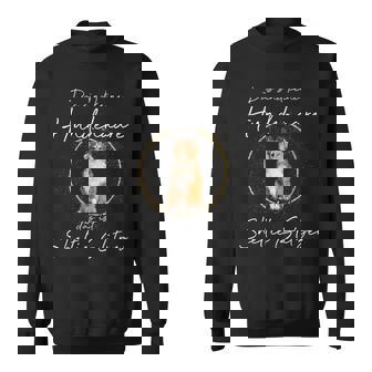 Das Istheltie Glitzerhetlandheepdog Hund Hunde Sweatshirt - Seseable