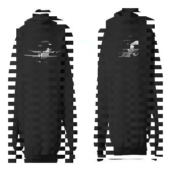 DasDirk A350 Passenger Plane Airliner Small Sweatshirt Unisex | Mazezy