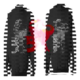 De 5º Cumpleaños Dino T Rex 5 Años Dinosaurio Camisa de entrenamiento - Regaloses