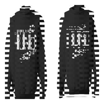 Der Mit Dem Hund Geht Für Hundeliebhaber Sweatshirt - Seseable