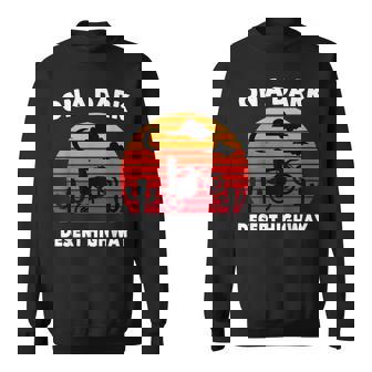 Desert On A Dark Desert Highway Mojave Cactus Retro Sweatshirt Unisex | Mazezy