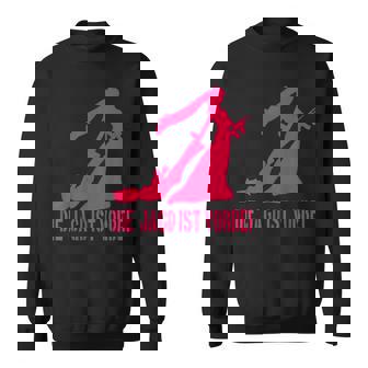 Die Jagd Istorbei Lustiges Polter Heirat Hochzeit Sweatshirt - Geschenkecke