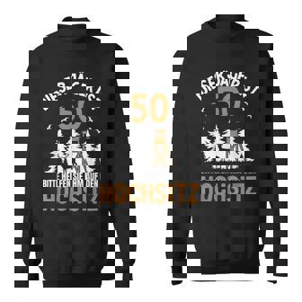 Dieser Jäger Ist 50 Jahre Hochsitz 50 Geburtstag Jagd Sweatshirt - Geschenkecke