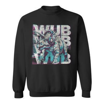 Dinosaur Dubstep Electronic Music Dj Edm Bass Sweatshirt - Monsterry