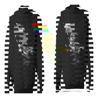 Dinosaur Gay Lesbian Lgbt Pride Month Transgender Sweatshirt - Monsterry