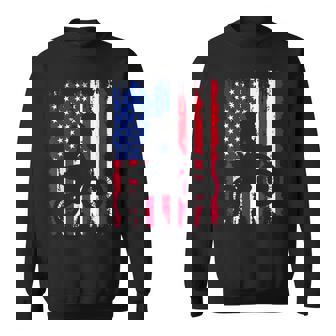 Dirt Bike American Flag Motocross Biker 4th Of July Men Boys Sweatshirt Unisex | Mazezy
