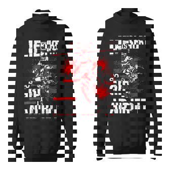 Dirtbike Motocross Live Is Short So Grip It And Rip It MX Sweatshirt Unisex | Mazezy